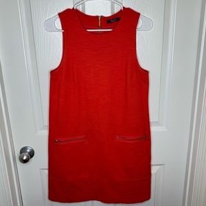 Madewell Red Sleeveless Dress